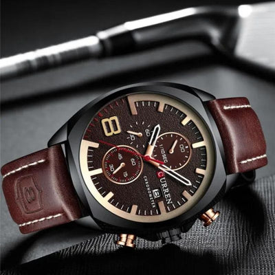 Wasserdichte Chronographen-Sportuhr im Militär-Design