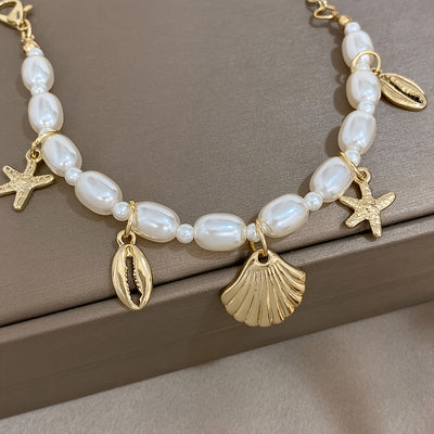 Boho Stil Sommer Seestern Muschel Armbinde