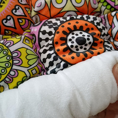 Bohemian Chic Handgefertigter Plüsch-Sofabezug – Dick