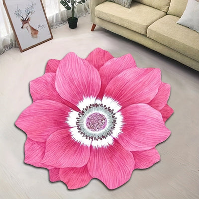 Blumenförmige Bodenmatte – Stilvoll & Gemütlich