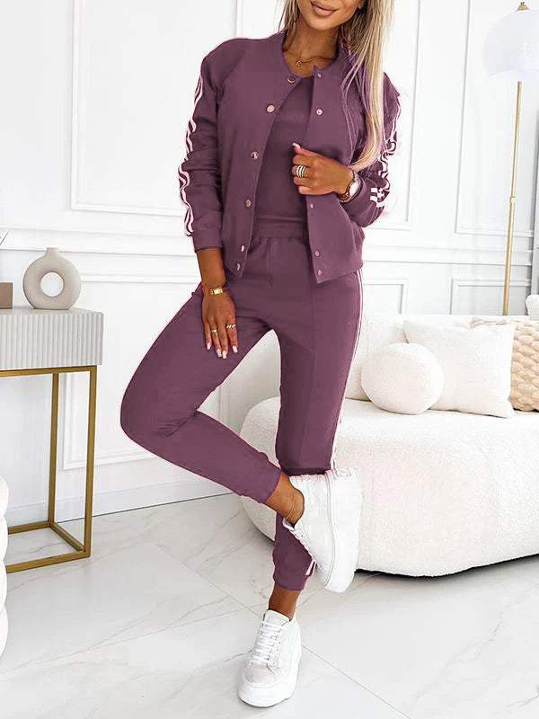 Yasmine - Set aus Baseballjacke und 3-teiligen Hosen
