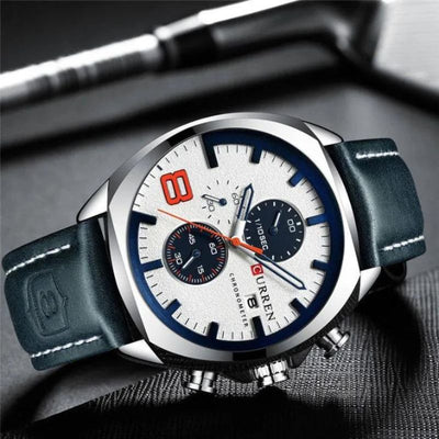 Wasserdichte Chronographen-Sportuhr im Militär-Design