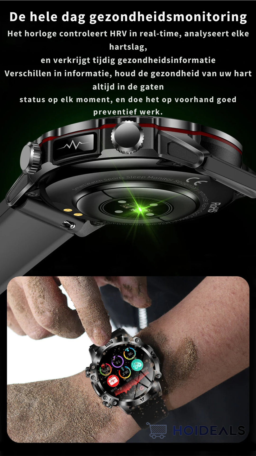 Aeternum | Intelligente Gesundheits-Smartwatch mit umfassender Diagnosefunktion