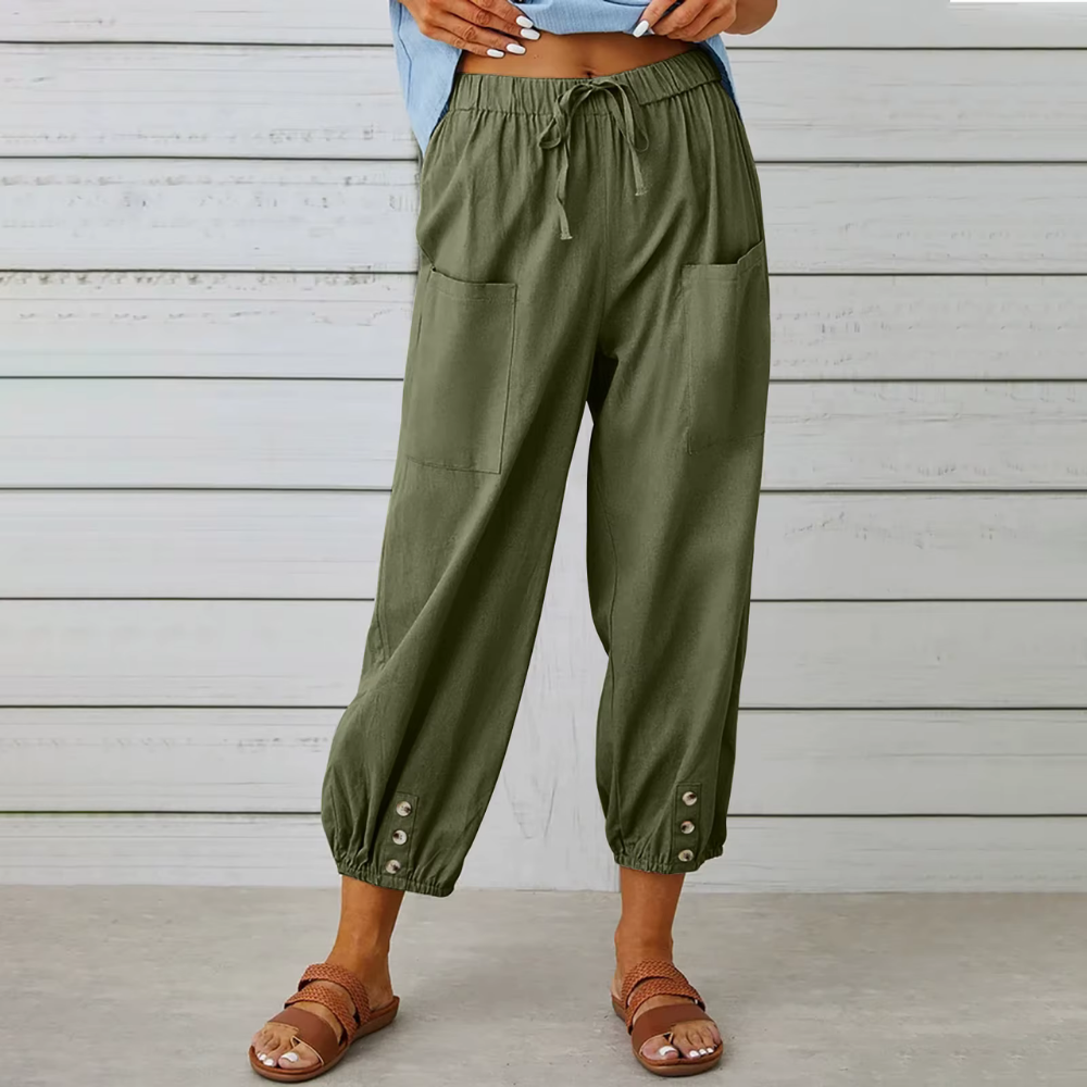 zeyra – die lässige haremshose mit hoher taille und bindegürtel für mühelosen stil