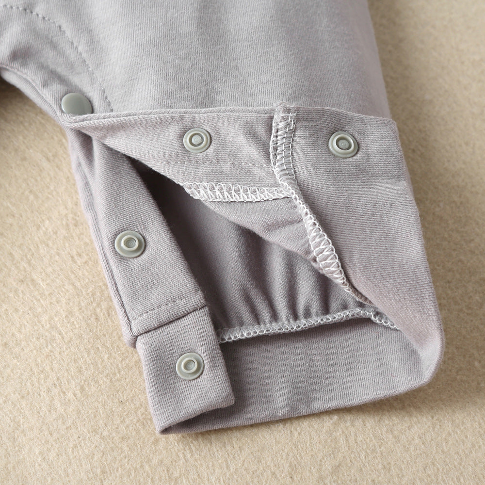 Weicher Baby-Jumpsuit mit Elefantenmotiv – KuschelZeit
