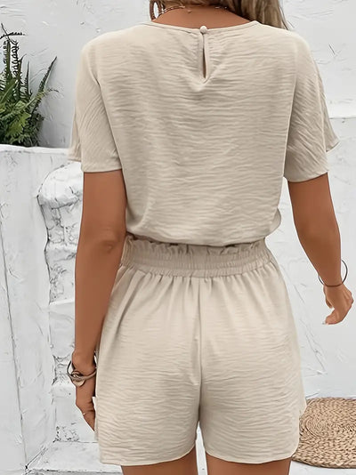 Aminna – Elegantes Top- und Shorts-Set