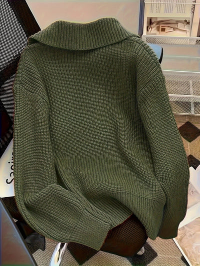 Amy – Lässiger Langarm Pullover
