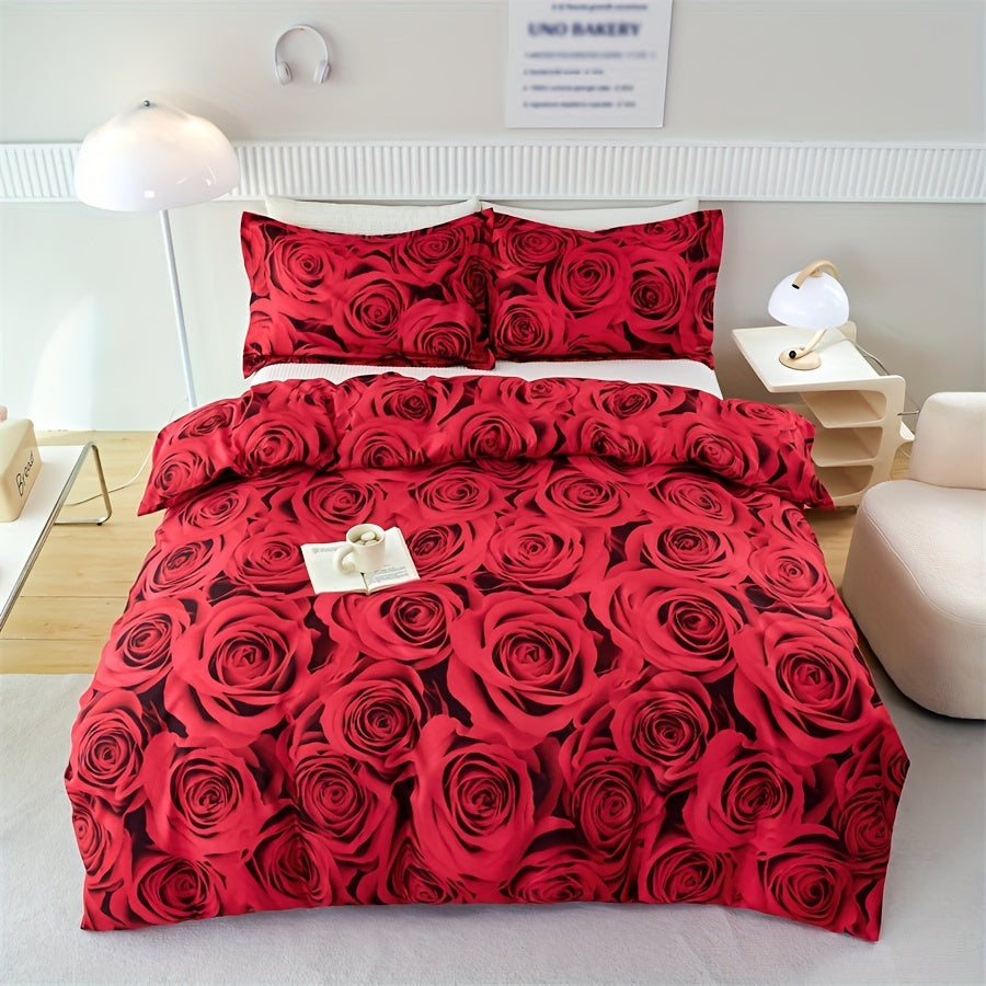 Bettwäsche-Set – Romantisches Rosen-Design für jede Jahreszeit
