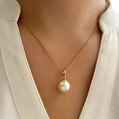 Goldene Grace Perlen Schmuckset - Goldfarben