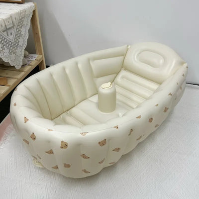 Aufblasbares Baby-Badewanne für Reisen – BubbleNest