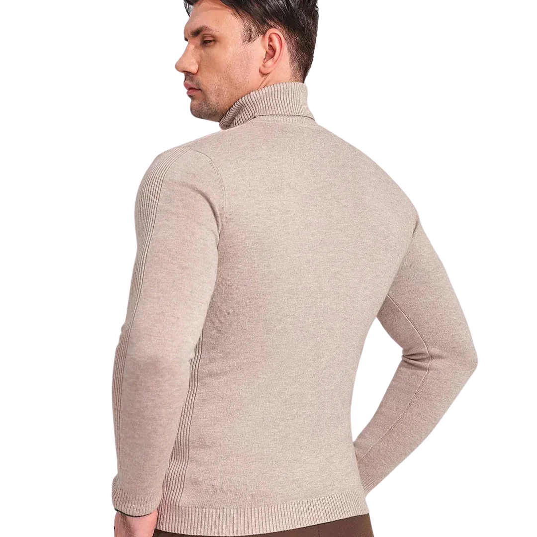 Luca | Luxuriöser Rollkragenpullover aus Kaschmir
