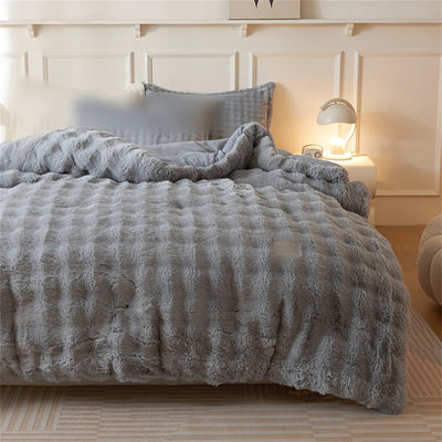 Winter Plüsch-Fleece-Steppdecke – Ultraweich & warm für kalte Nächte