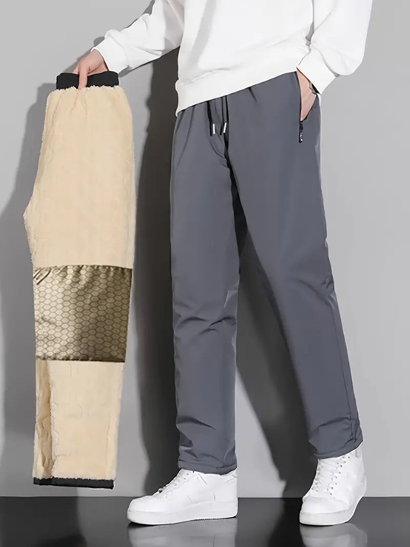 Alpenwärmer | Winddichte Winterhose mit luxuriösem Schaffellfutter