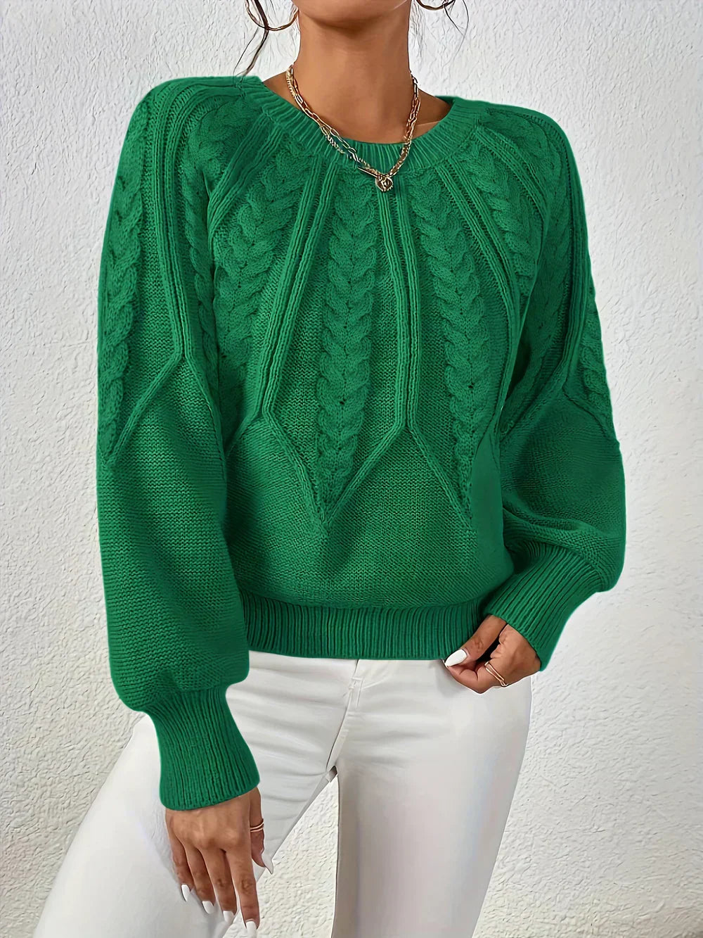 Louisa™ | Handgehäkelter Pullover