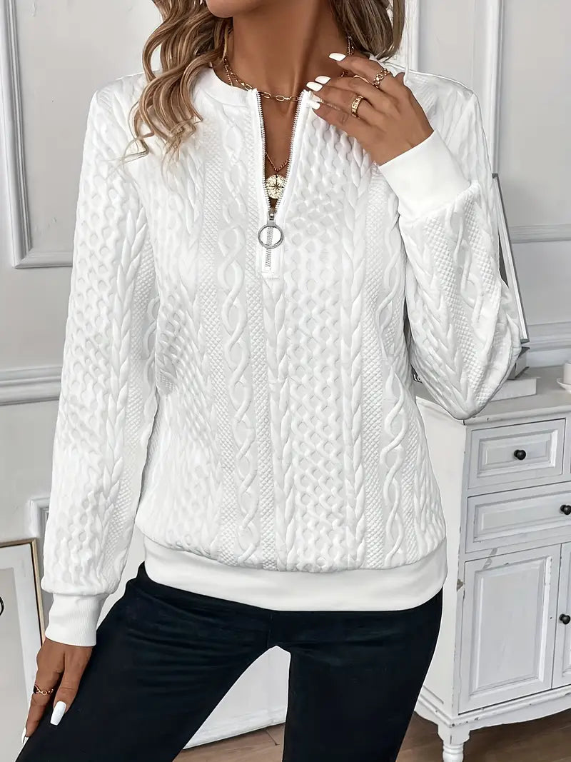 Herald™ - Stilvoller Pullover mit Reißverschluss