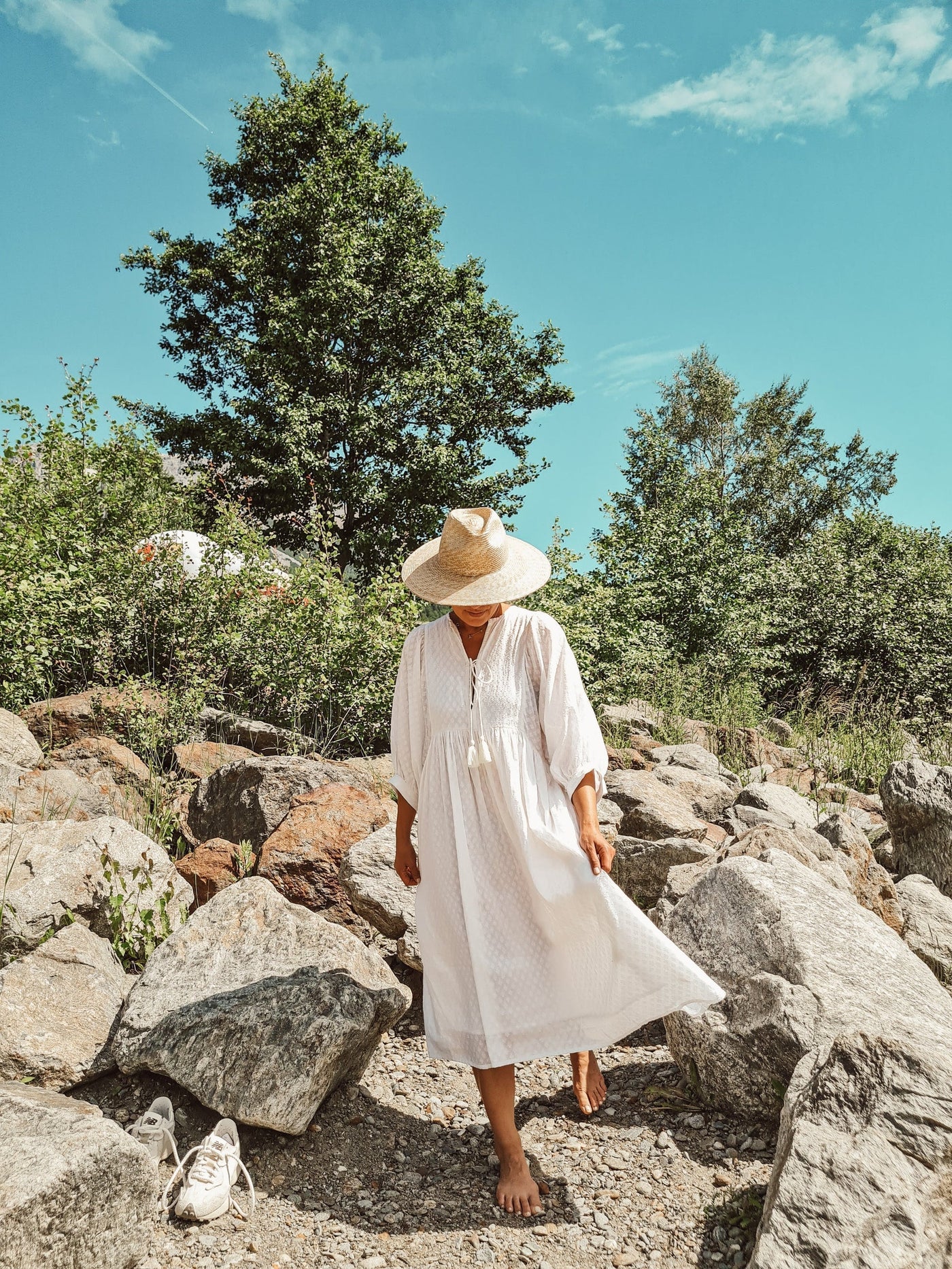 Annie | Langes Midi -Kleid