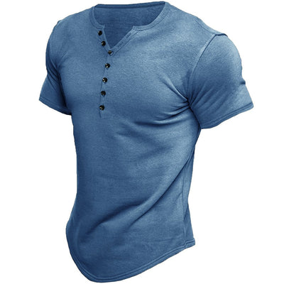 Austin | Halbknopf-Placket Slim Fit T-Shirt