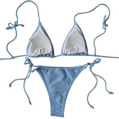 Antonella | Verführerischer Gerippter Spitzen-Bikini