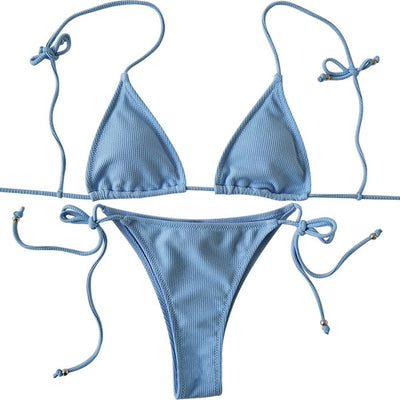 Antonella | Verführerischer Gerippter Spitzen-Bikini