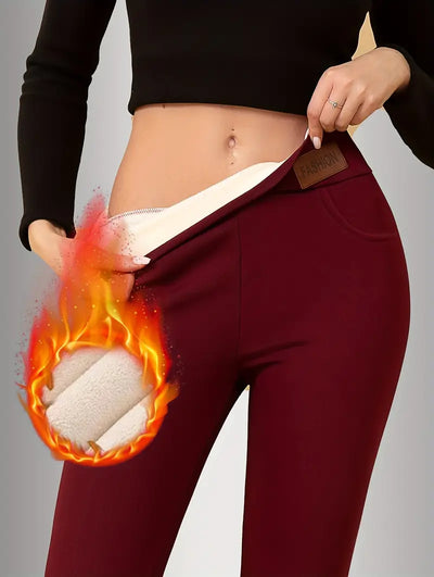 Annette | Kuschelige Fleece-gefütterte High-Waist-Leggings für Damen