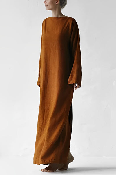 Adega - Elegantes Lange Kleid in Maxi-Länge für Stilvolle Anlässe