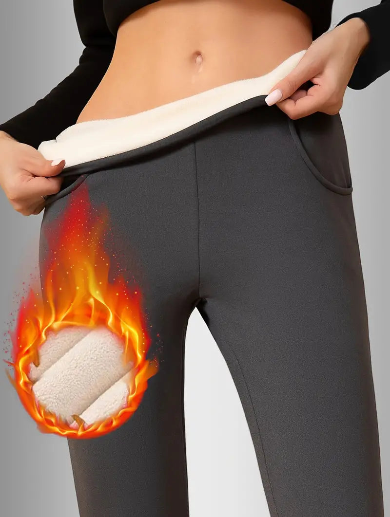 Annette | Kuschelige Fleece-gefütterte High-Waist-Leggings für Damen