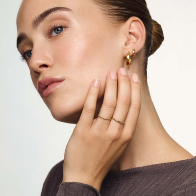 Gold Slim Dome Ring
