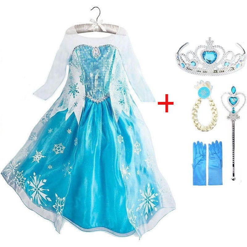 Blaue Prinzessinnen-Set Kind – LunaBelle