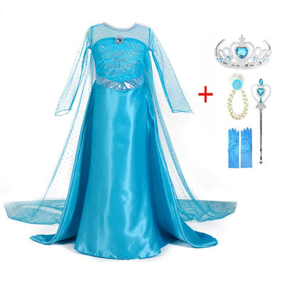 Blaue Prinzessinnen-Set Kind – LunaBelle