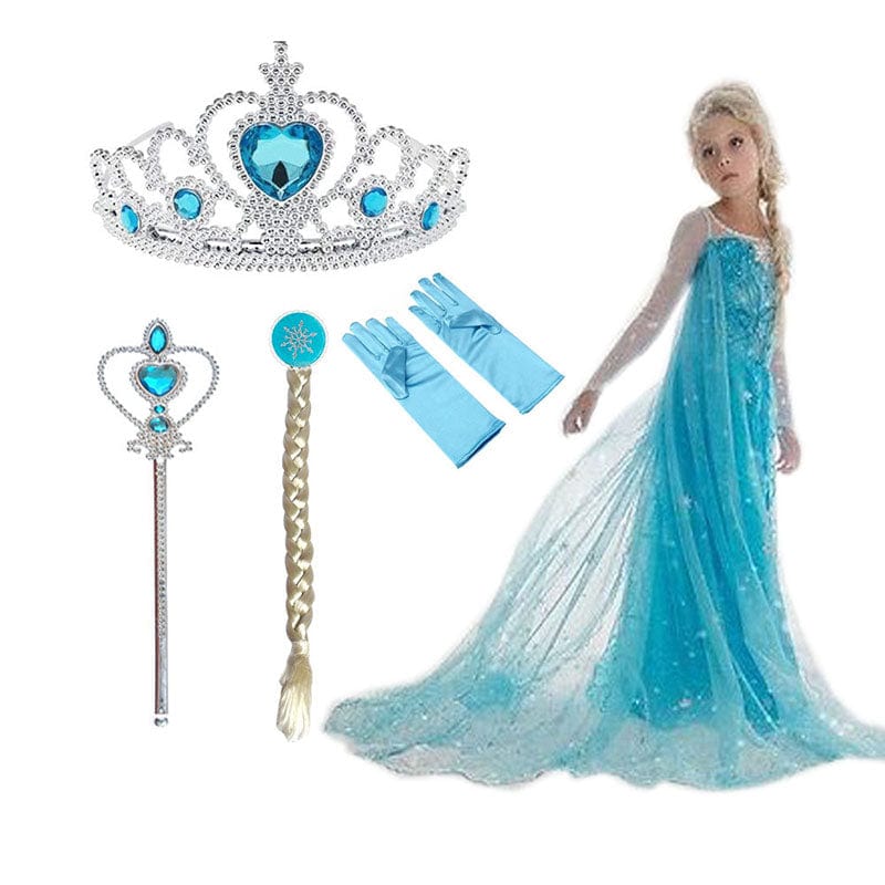 Blaue Prinzessinnen-Set Kind – LunaBelle