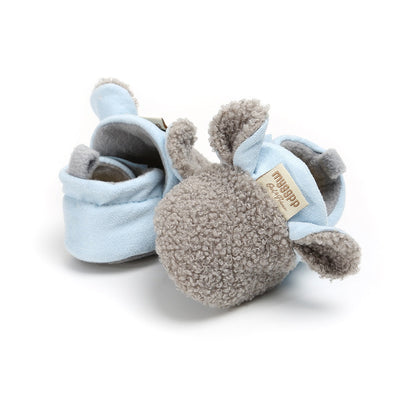 Weiche rutschfeste Lauflernschuhe für Babys mit Lamm-Motiv – Schrittchenwarm