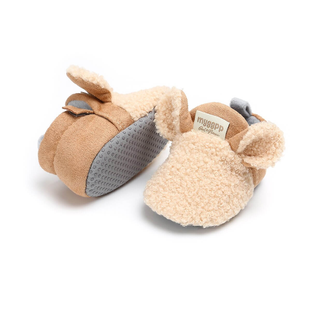 Weiche rutschfeste Lauflernschuhe für Babys mit Lamm-Motiv – Schrittchenwarm