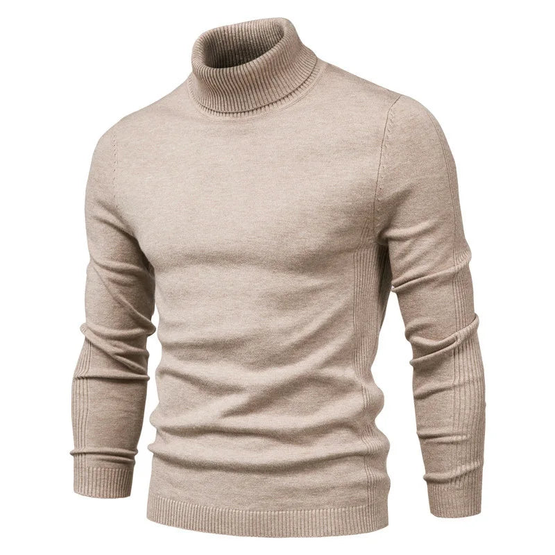 Luca | Luxuriöser Rollkragenpullover aus Kaschmir