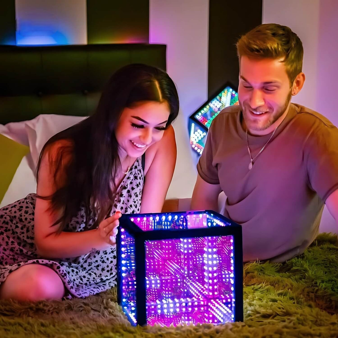 3D LED-Lichtkugel mit Tiefenillusion – LumaCore