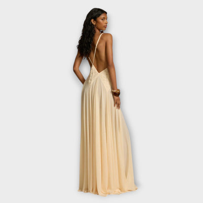 Lavinia - Maxi Dress mit tiefem V-Ausschnitt