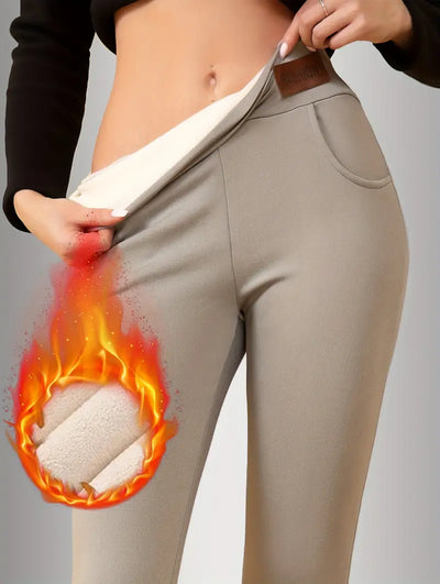 Annette | Kuschelige Fleece-gefütterte High-Waist-Leggings für Damen