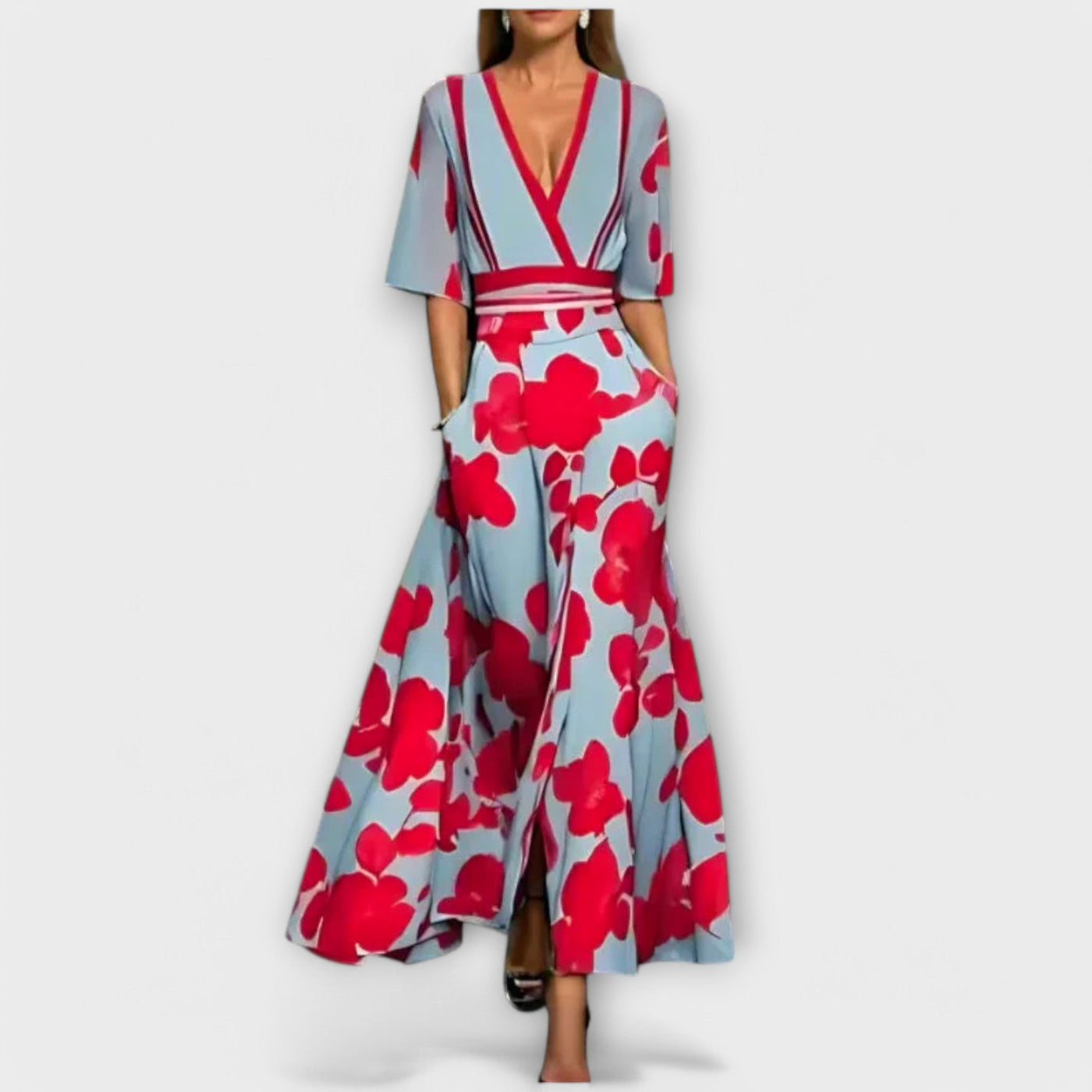 Elise - Elegantes Blumen-Minikleid