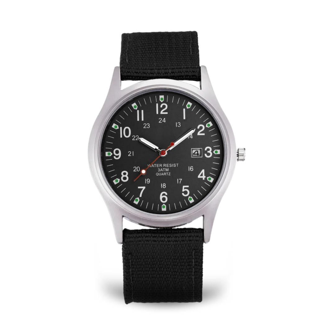Armbanduhr im lässigen Stil, inspiriert von Military-Uhren