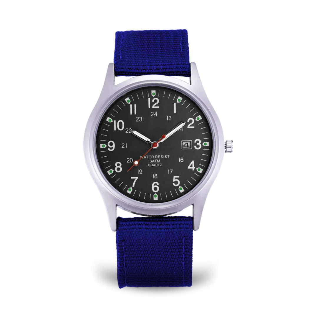 Armbanduhr im lässigen Stil, inspiriert von Military-Uhren