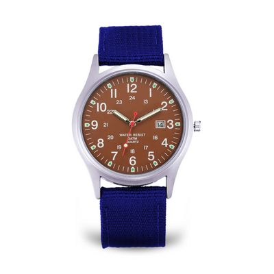 Armbanduhr im lässigen Stil, inspiriert von Military-Uhren