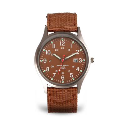 Armbanduhr im lässigen Stil, inspiriert von Military-Uhren