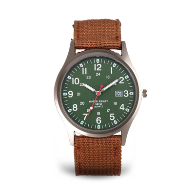 Armbanduhr im lässigen Stil, inspiriert von Military-Uhren