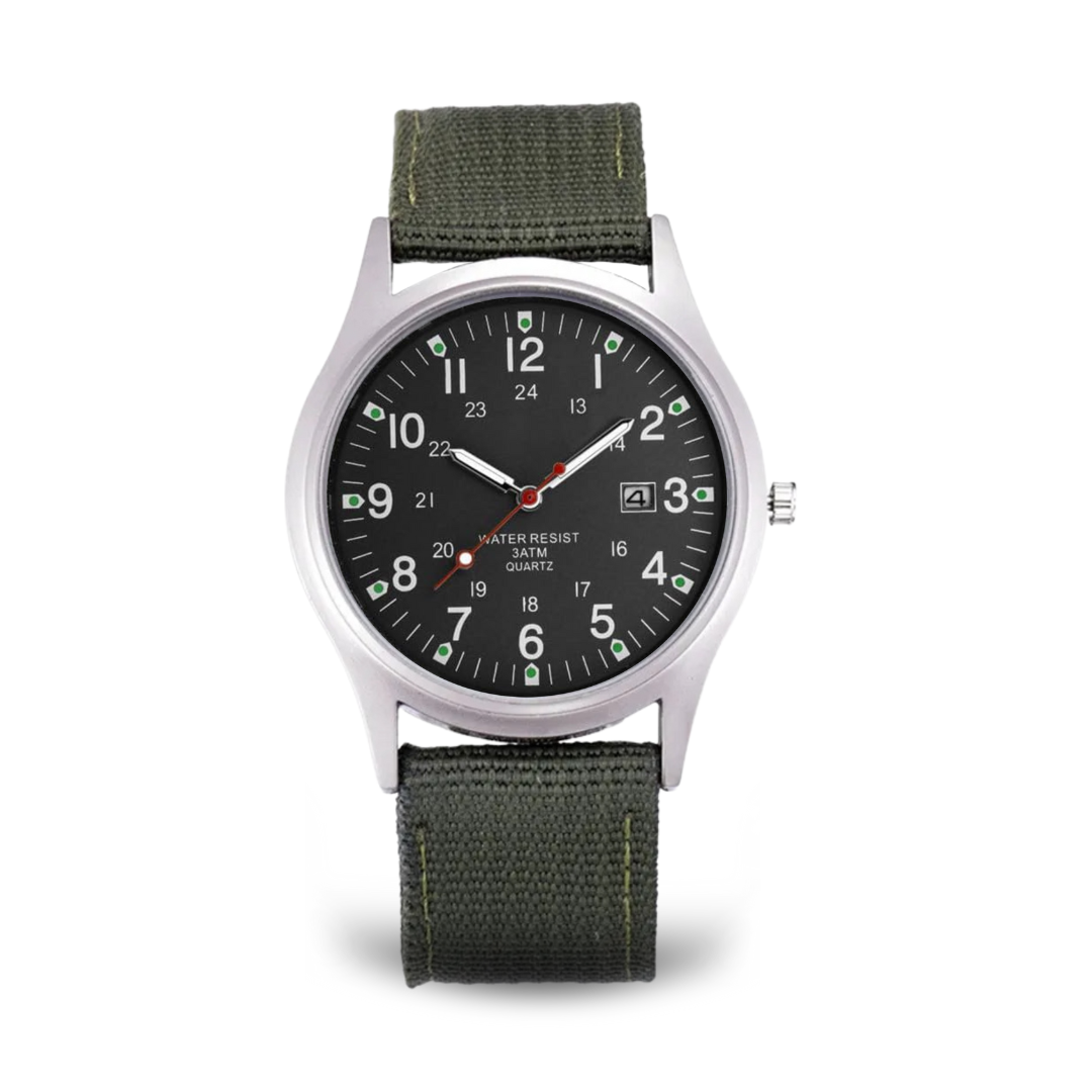 Armbanduhr im lässigen Stil, inspiriert von Military-Uhren