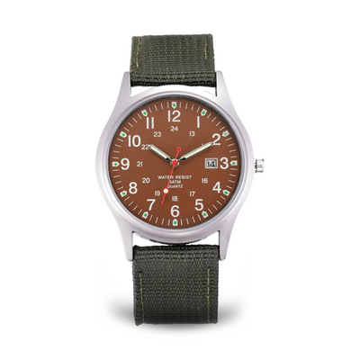 Armbanduhr im lässigen Stil, inspiriert von Military-Uhren