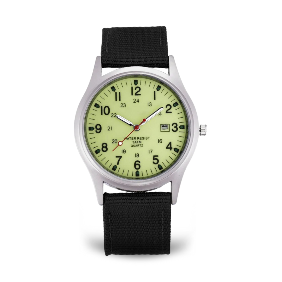 Armbanduhr im lässigen Stil, inspiriert von Military-Uhren