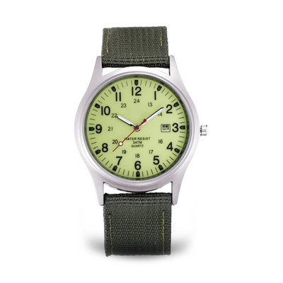 Armbanduhr im lässigen Stil, inspiriert von Military-Uhren