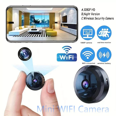 Foto Saga | Drahtlose Magnetische Mini-WiFi-Kamera 1080P HD