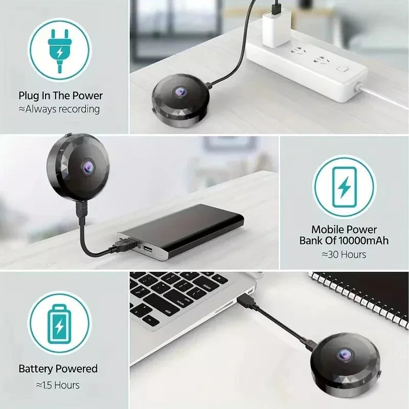 Foto Saga | Drahtlose Magnetische Mini-WiFi-Kamera 1080P HD