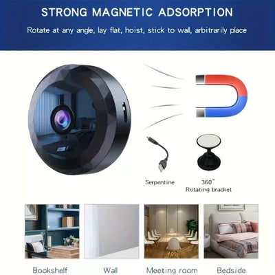 Foto Saga | Drahtlose Magnetische Mini-WiFi-Kamera 1080P HD
