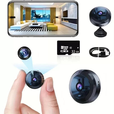 Foto Saga | Drahtlose Magnetische Mini-WiFi-Kamera 1080P HD